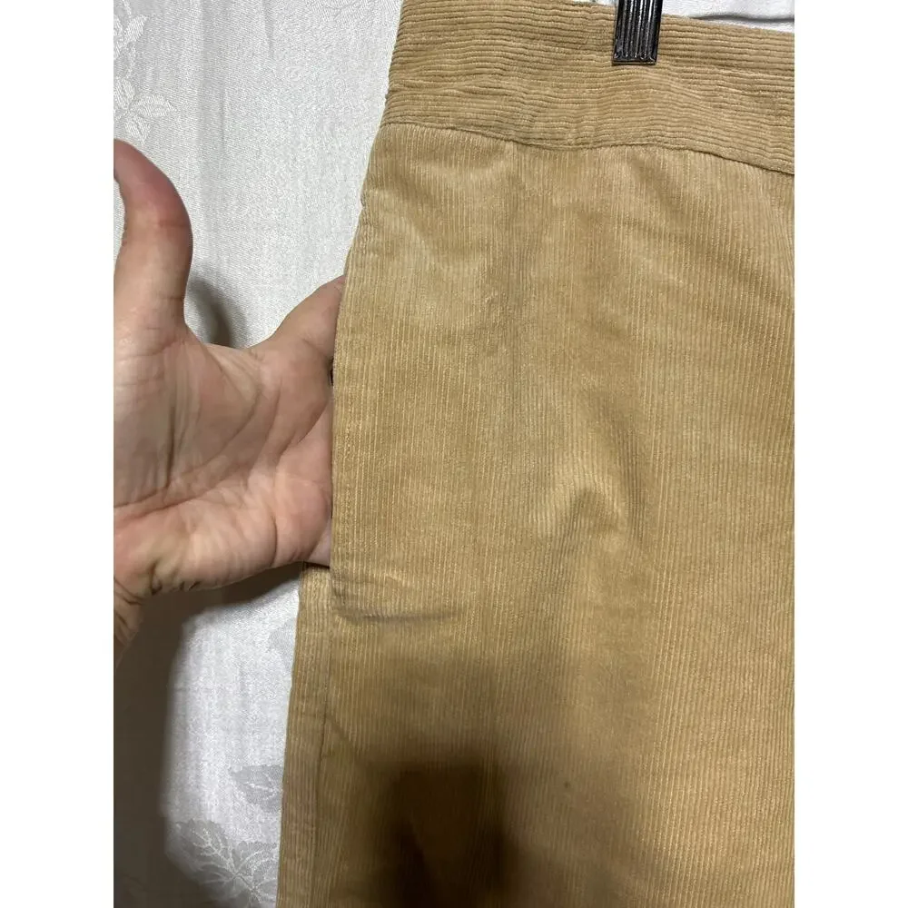Birdwell Beach Britches Corduroy Shorts XXL Tan NEW Lace Up Drawstring Pockets